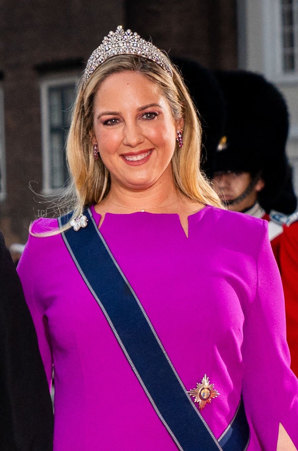 Princess Theodora of Greece and Denmark attends a concert celebrating the Golden Jubilee of Queen Margrethe II of Denmark in Copenhagen on September 10, 2022 (IDA MARIE ODGAARD/Ritzau Scanpix/AFP via Getty Images)