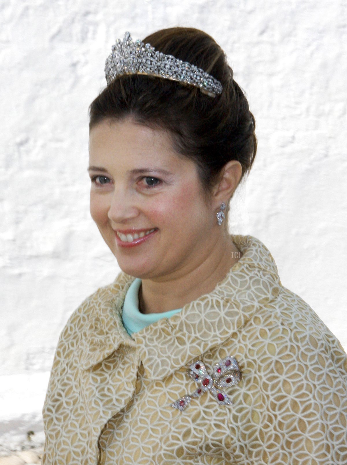 Princess Alexia of Greece and Denmark attends the wedding of Prince Joachim of Denmark and Marie Cavallier in Mogeltonder on May 24, 2008 (Albert Nieboer/DPA Picture Alliance Archive/Alamy)