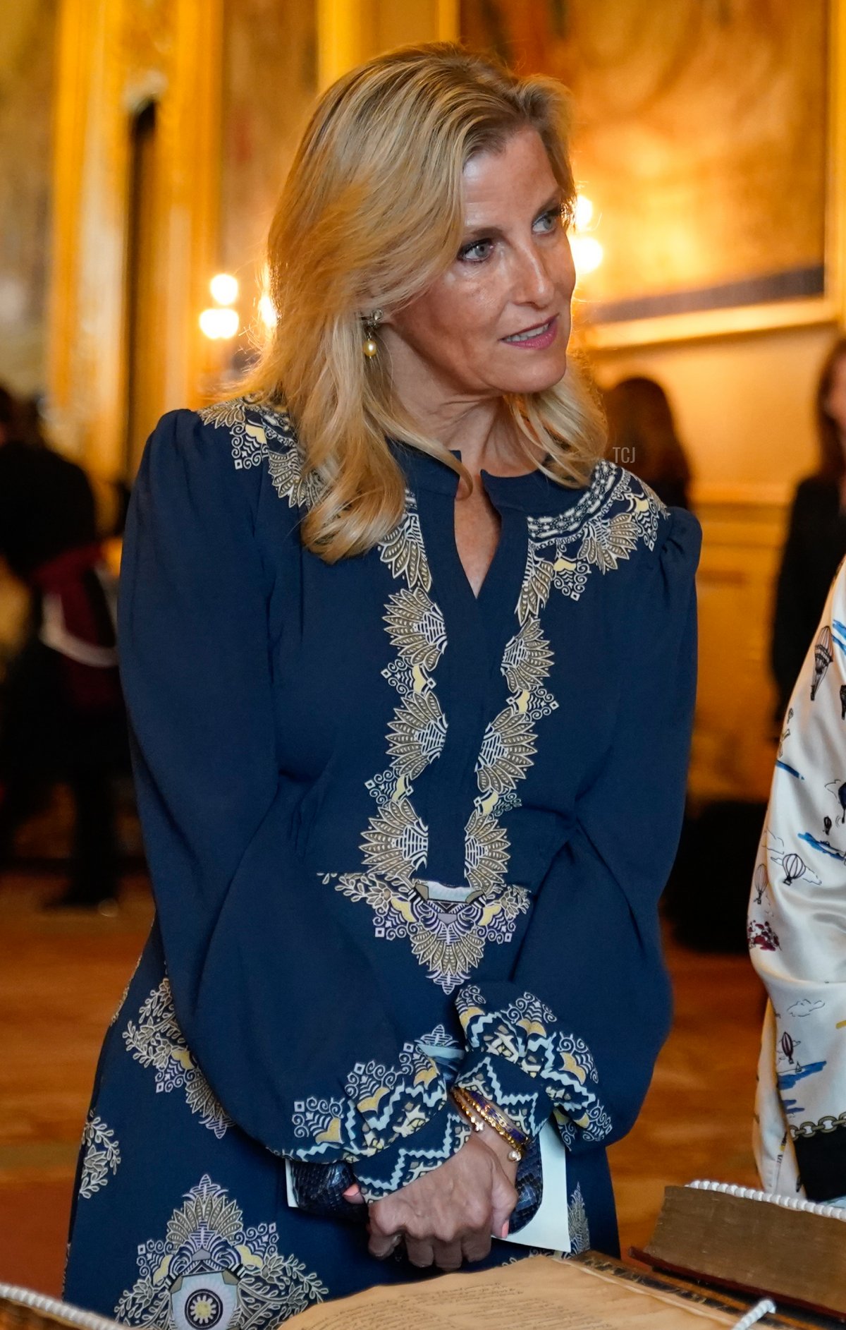 The Duchess of Edinburgh attends a reception at Windsor Castle to celebrate the work of William Shakespeare, on the 400th anniversary of the publication of the First Folio on July 18, 2023 (Andrew Matthews - Pool/Getty Images)
