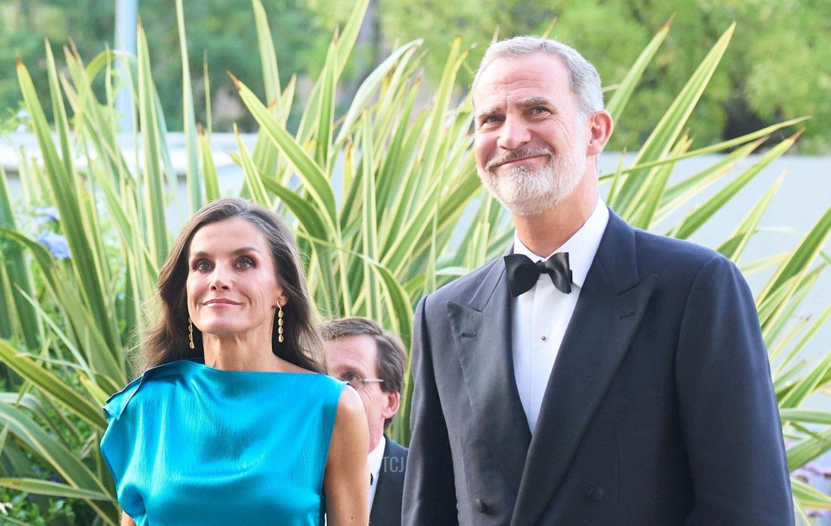King Felipe VI and Queen Letizia of Spain attend the ABC Journalism Awards in Madrid on July 17, 2023 (Jack Abuin/Zuma Press/Alamy)