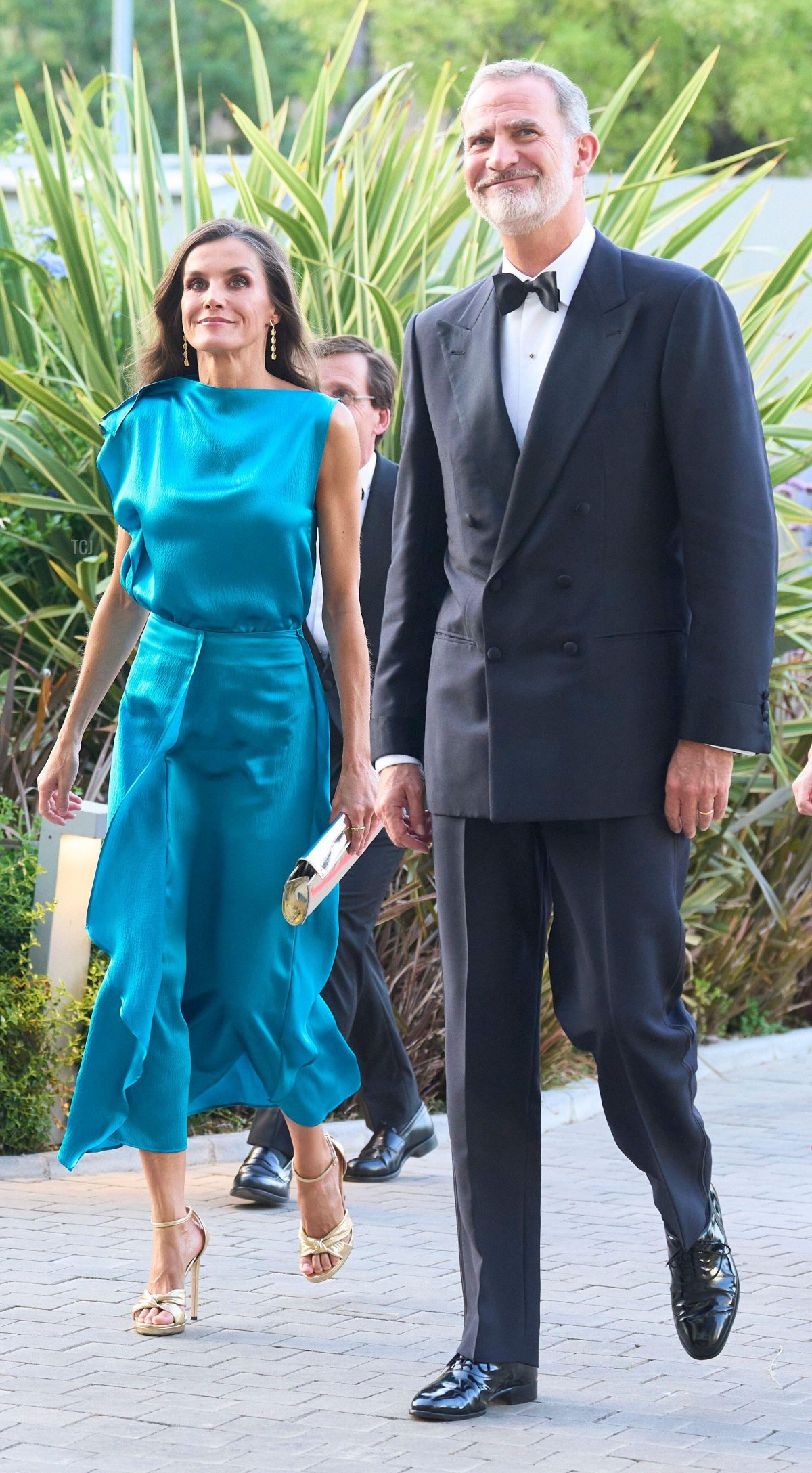 King Felipe VI and Queen Letizia of Spain attend the ABC Journalism Awards in Madrid on July 17, 2023 (Jack Abuin/Zuma Press/Alamy)