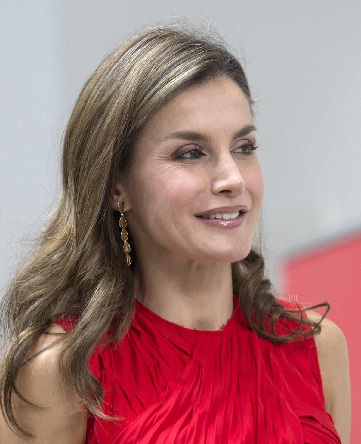 Queen Letizia of Spain inaugurates the annual meeting with the director of the Cervantes Institutes at Museo Ruso San Petersburgo on July 24, 2017 in Malaga, Spain (Daniel Perez/Getty Images)