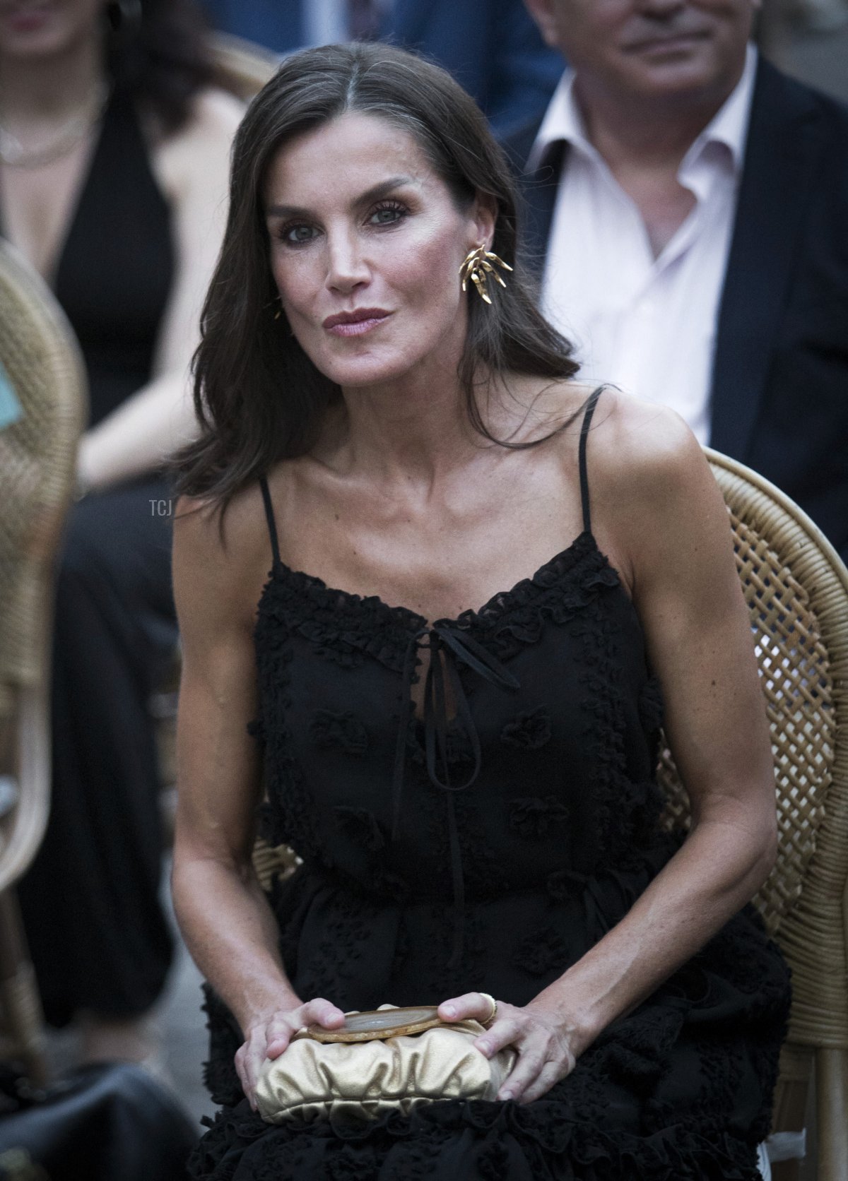 Queen Letizia of Spain attends the closing ceremony of the 13th annual Atlantida Mallorca Film Fest in Palma de Mallorca on July 30, 2023 (JAIME REINA/AFP via Getty Images)