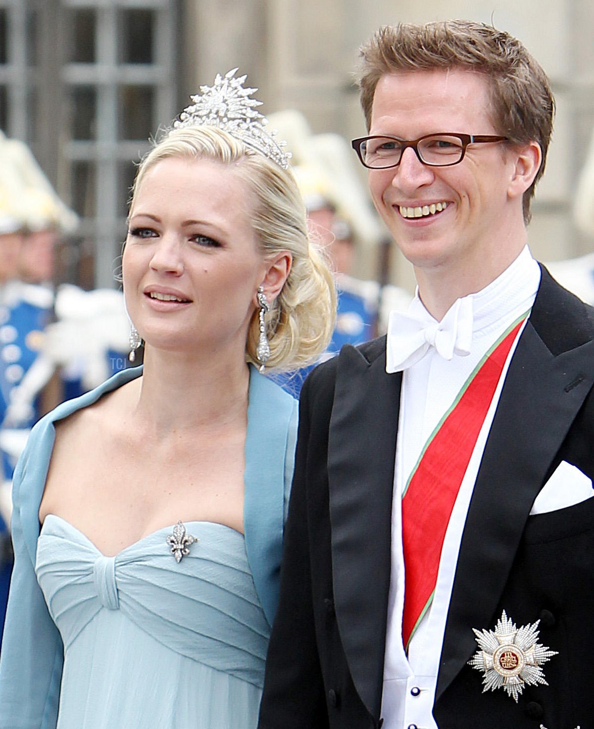 Prince Manuel and Princess Anna of Bavaria attend the wedding of Crown Princess Victoria and Prince Daniel of Sweden on June 19, 2010 (Patrick van Katwijk/DPA Picture Alliance Archive/Alamy)