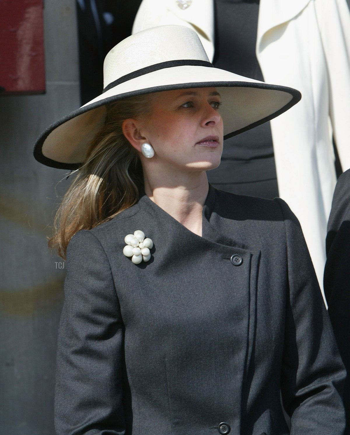 Mabel Wisse Smit attends the funeral of Queen Juliana of the Netherlands in Delft on March 30, 2004 (Michel Porro/Getty Images)
