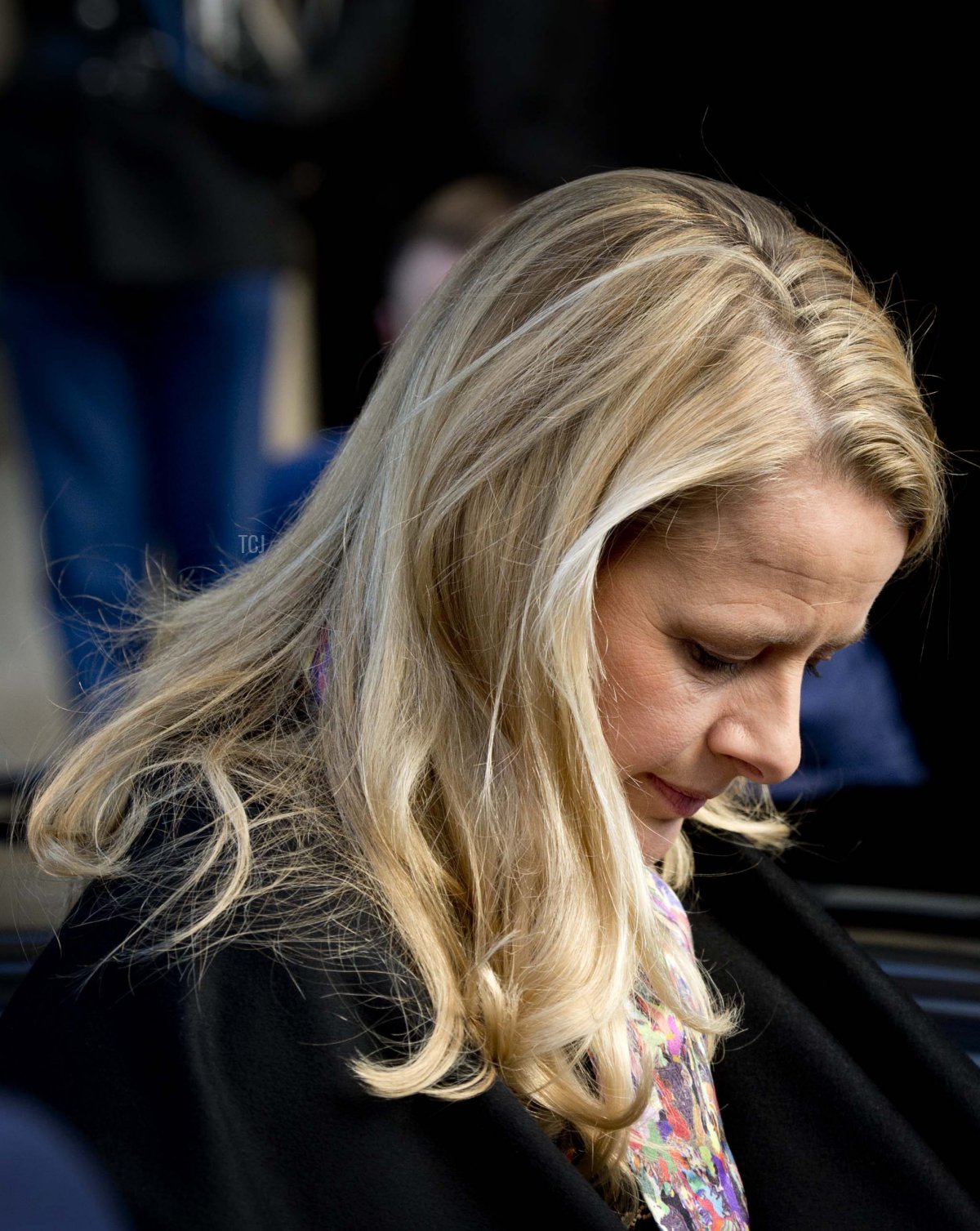 Princess Mabel, in her first public appearance after the accident that gravely injured her husband, Prince Friso, attends the Prins Claus Awards in Amsterdam on December 12, 2012 (ROBIN UTRECHT/AFP via Getty Images)
