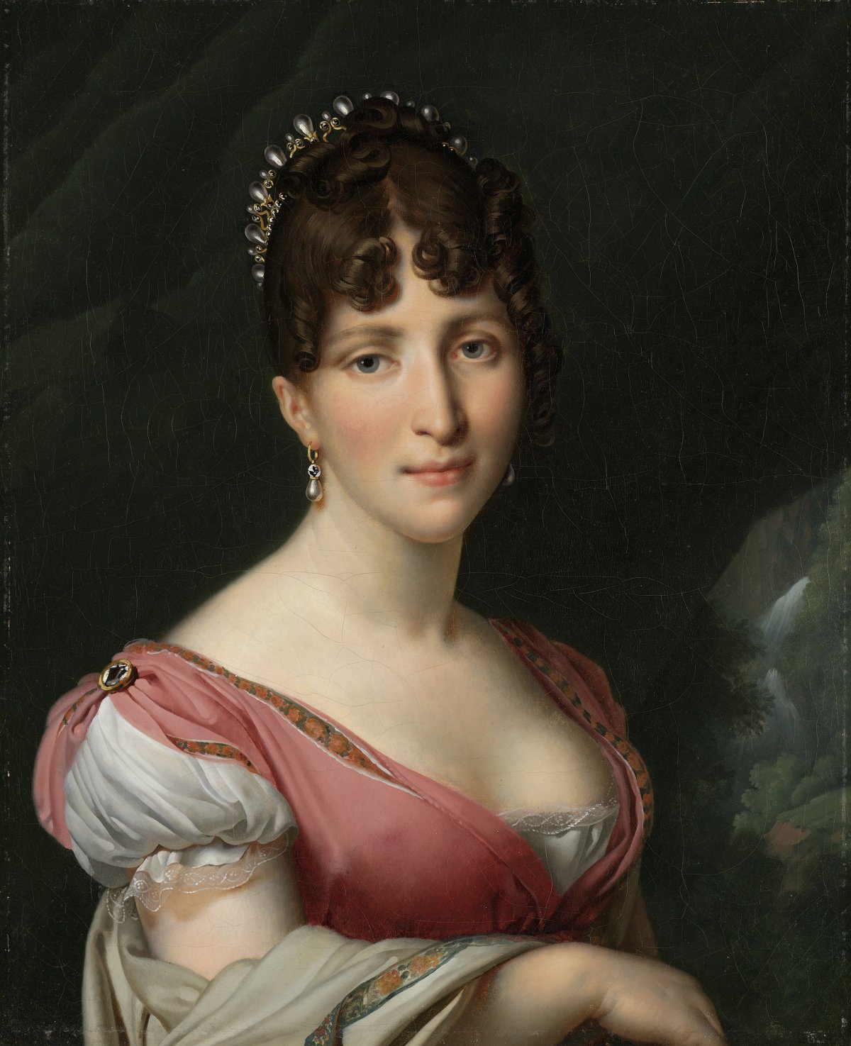 Hortense de Beauharnais, painted by Anne Louis Girodet-Trioson during her tenure as Queen of Holland, ca. 1805-09 (Rijksmuseum/Wikimedia Commons)