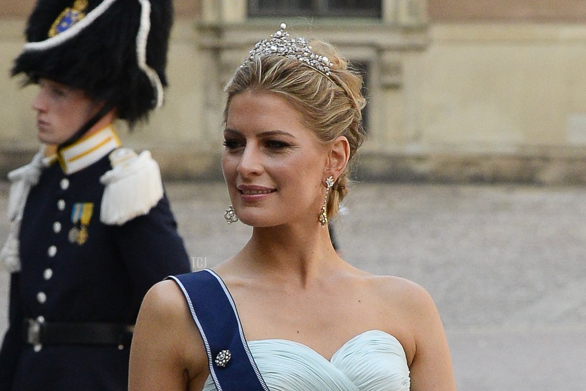 Princess Tatiana attends the wedding of Princess Madeleine of Sweden and Christopher O'Neill in Stockholm on June 8, 2013 (JONATHAN NACKSTRAND/AFP via Getty Images)