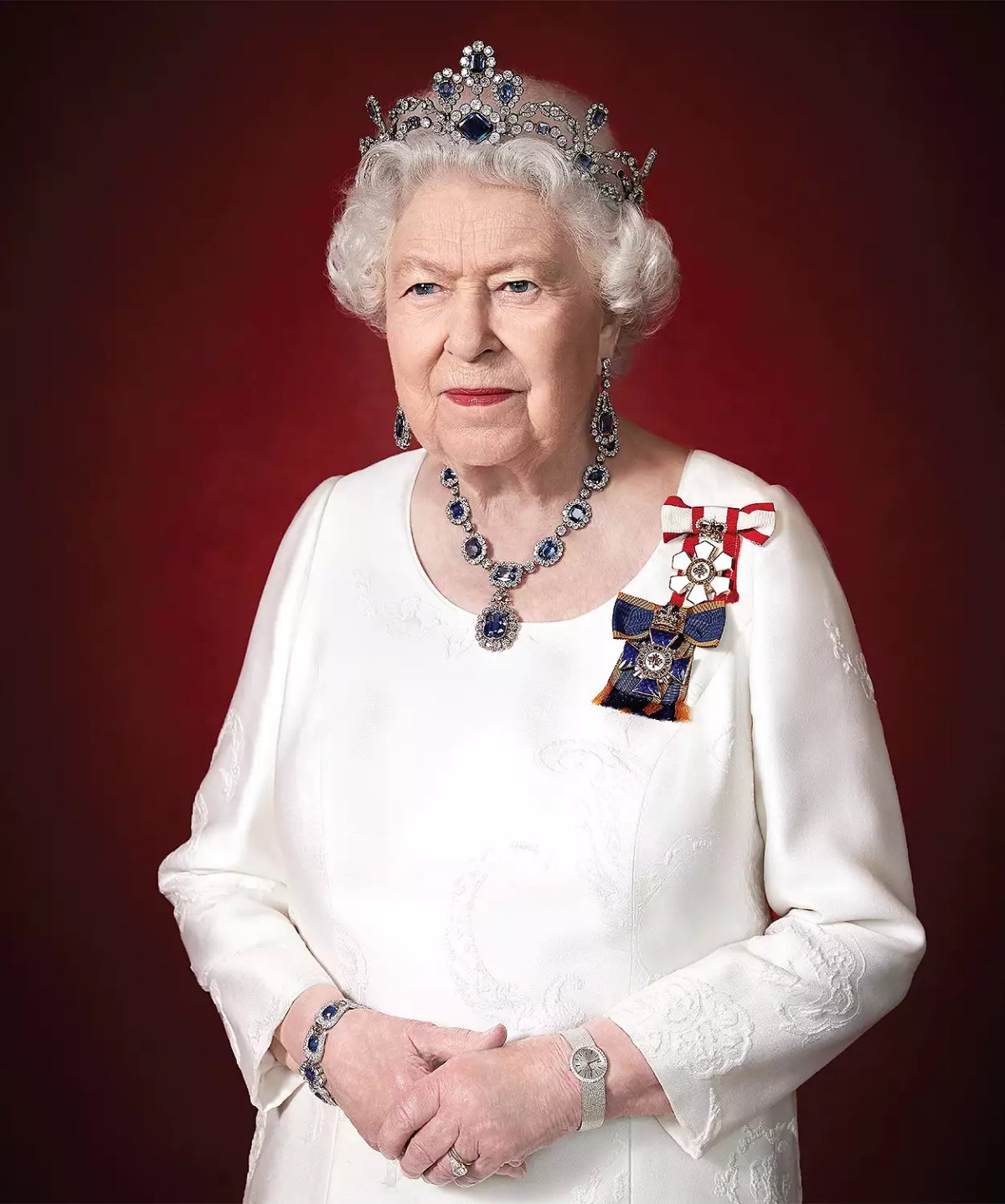 Queen Elizabeth II poses for an official portait at Windsor Castle in March 2019 (Chris Jackson/Government of Canada)