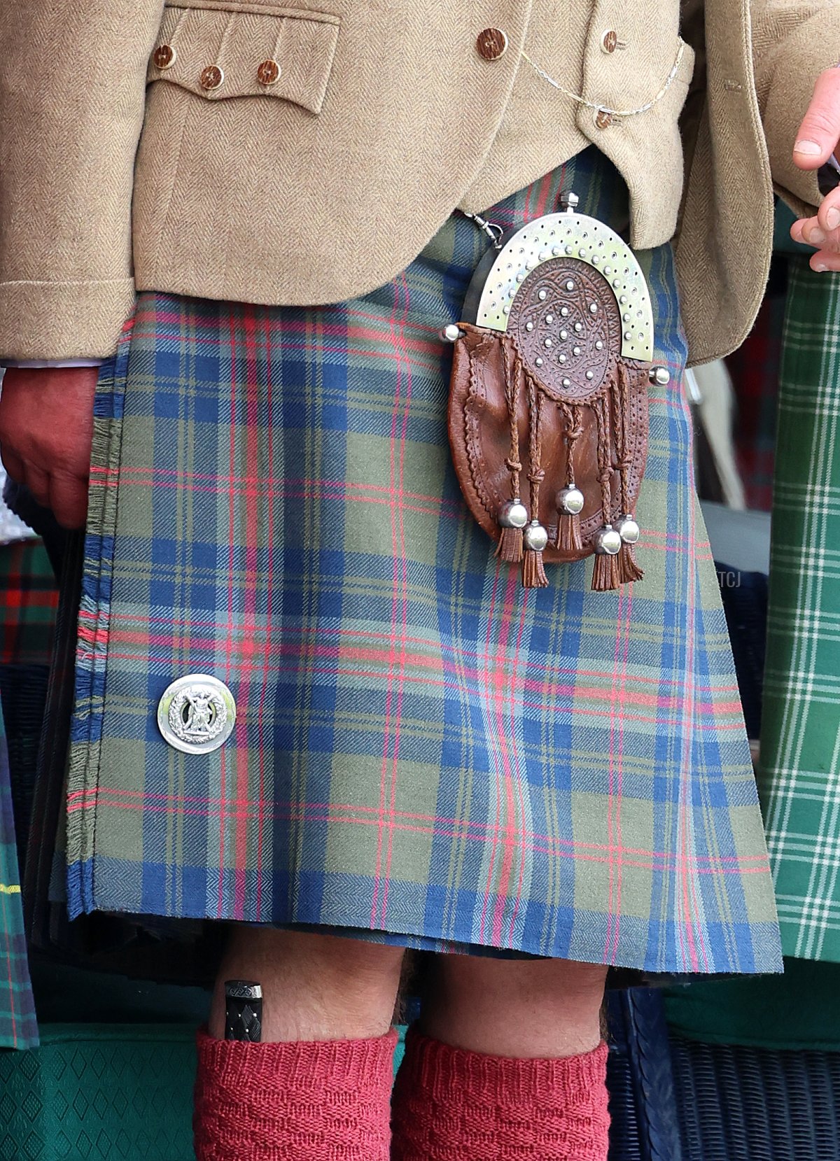 King Charles III attends the Braemar Gathering at the Princess Royal and Duke of Fife Memorial Park in Braemar, Scotland, on September 2, 2023 (Chris Jackson/Getty Images)