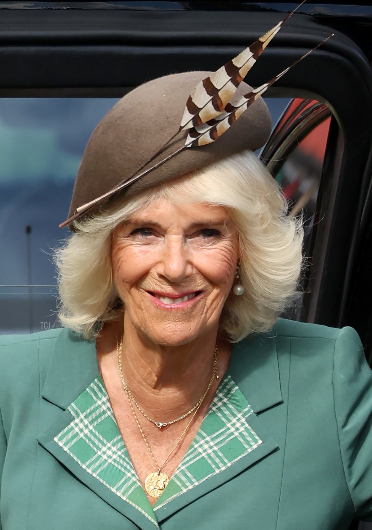 Queen Camilla attends the Braemar Gathering at the Princess Royal and Duke of Fife Memorial Park in Braemar, Scotland, on September 2, 2023 (Chris Jackson/Getty Images)