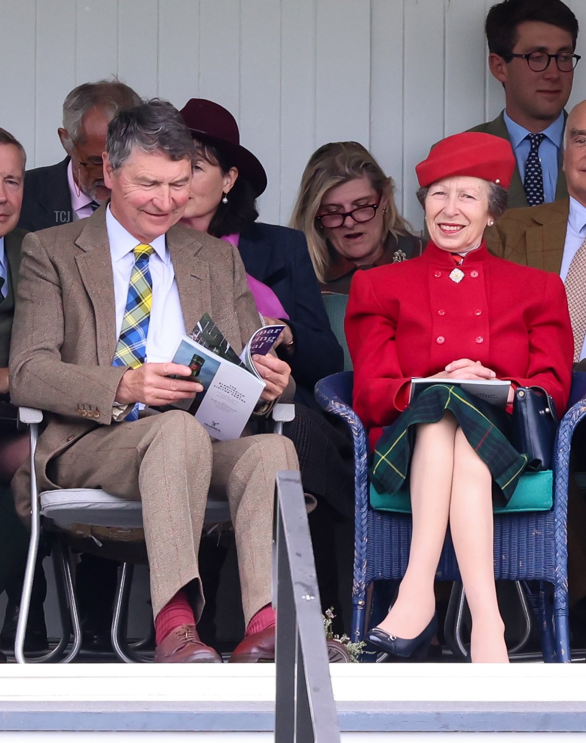 Sir Timothy Laurence and the Princess Royal attends the Braemar Gathering at the Princess Royal and Duke of Fife Memorial Park in Braemar, Scotland, on September 2, 2023 (Chris Jackson/Getty Images)