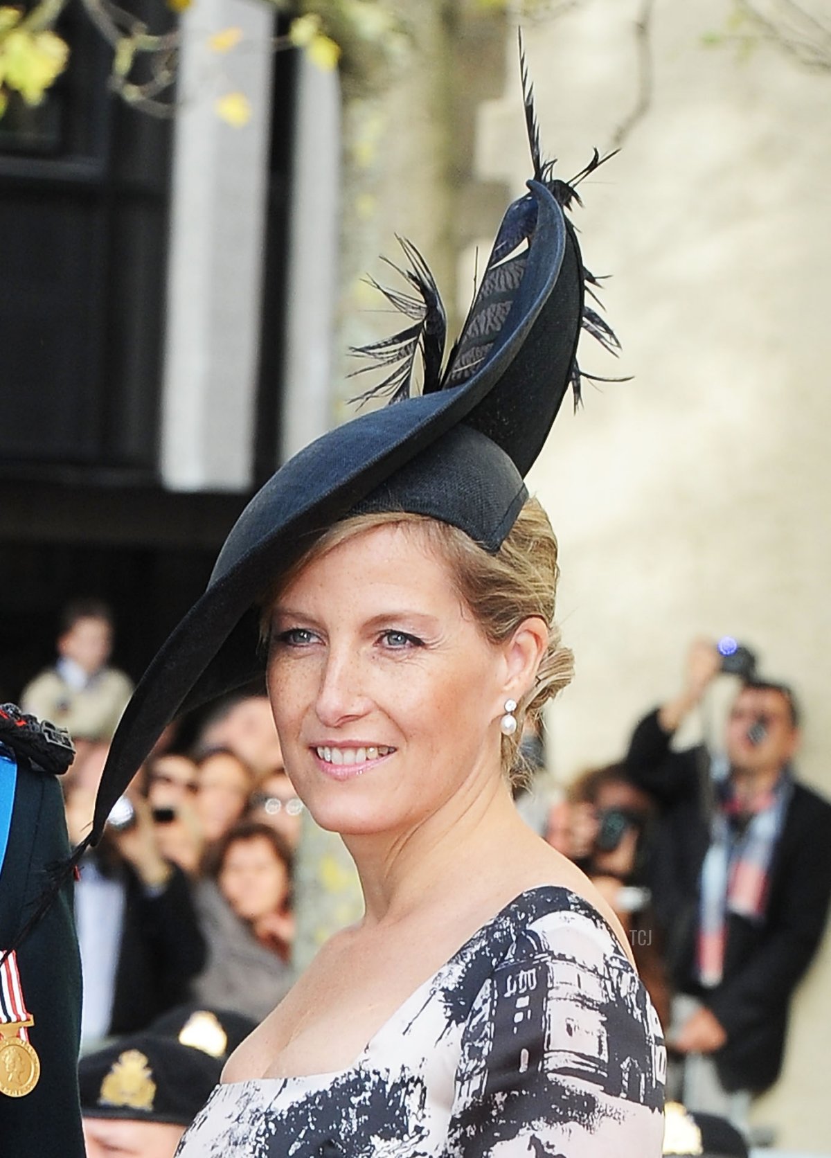 The Countess of Wessex attends the wedding of the Hereditary Grand Duke and Hereditary Grand Duchess of Luxembourg, October 20, 2012 (Pascal Le Segretain/Getty Images)