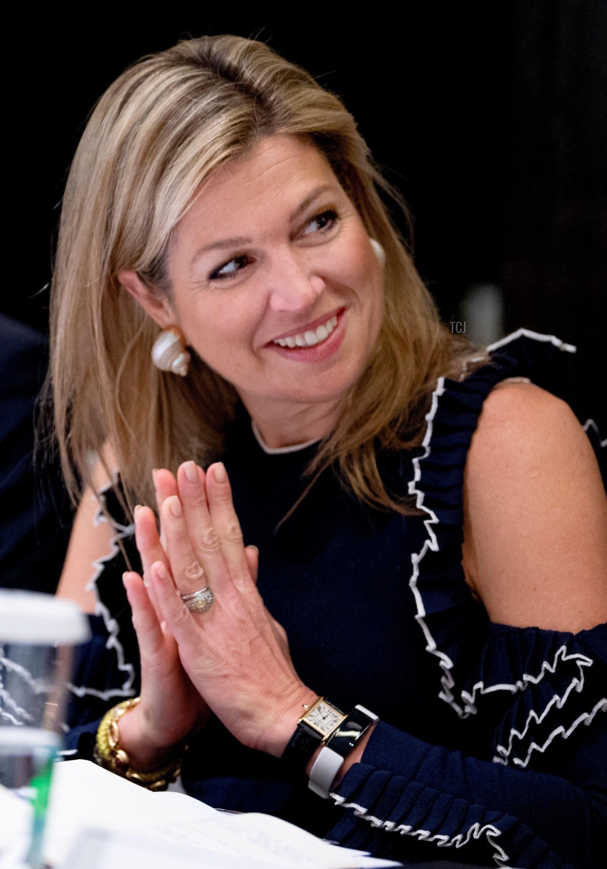 Queen Maxima of the Netherlands attends a conference on inclusive financing in Jakarta, Indonesia, on March 9, 2020 (Albert Nieboer/DPA Picture Alliance/Alamy)