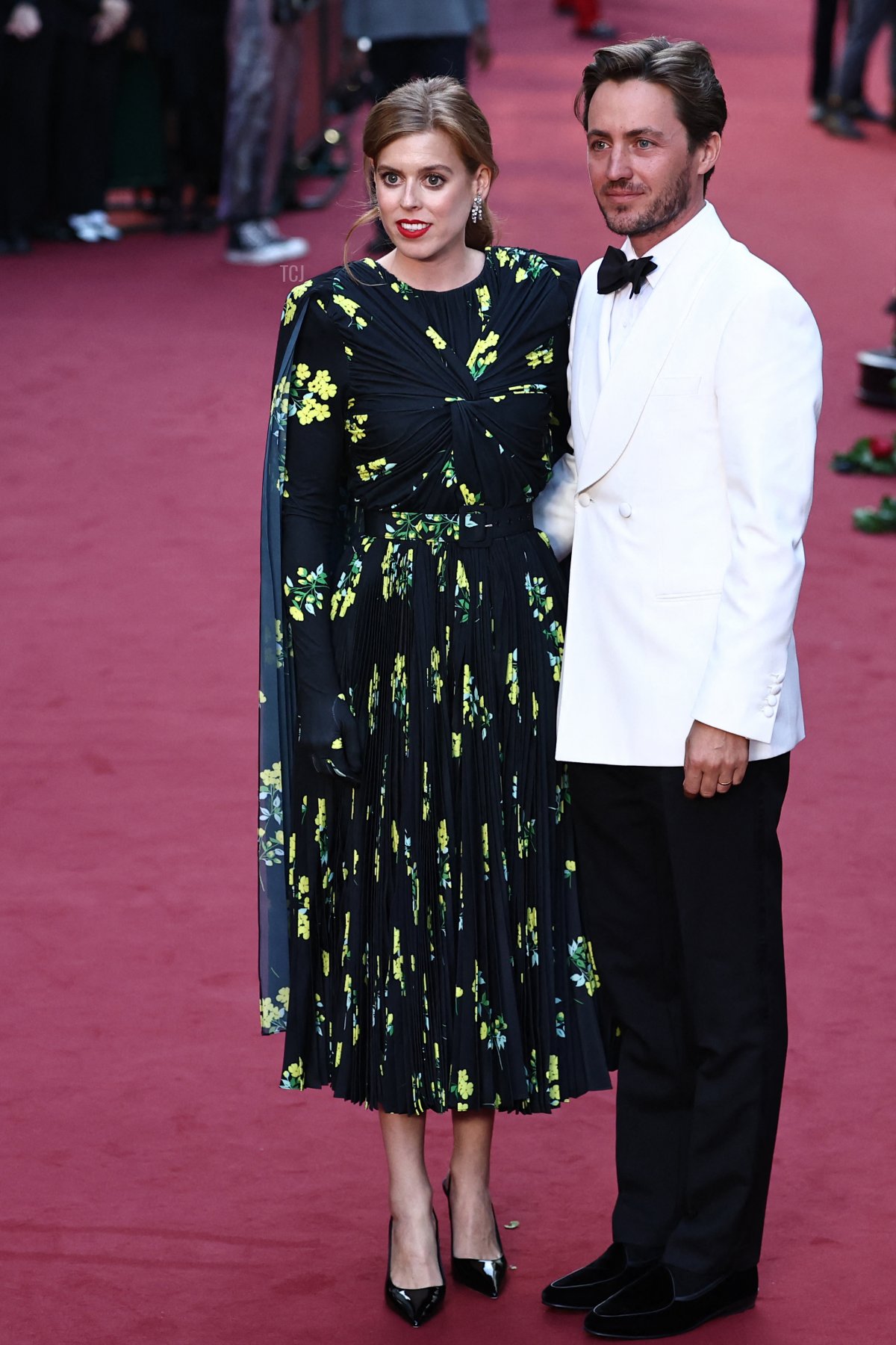 Princess Beatrice and Edoardo Mapelli Mozzi attend the "Vogue World: London" event at the Theatre Royal Drury Lane on September 14, 2023 (HENRY NICHOLLS/AFP via Getty Images)