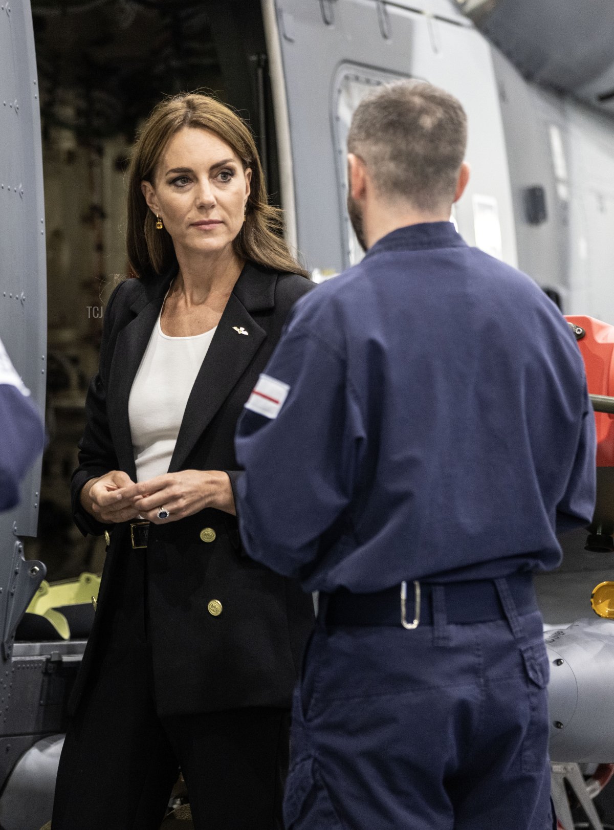 The Princess of Wales visits Royal Naval Air Station Yeovilton on September 18, 2023 (Richard Pohle - WPA Pool/Getty Images)