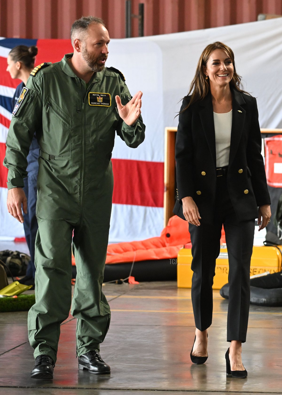 The Princess of Wales visits Royal Naval Air Station Yeovilton on September 18, 2023 (Finnbarr Webster/Getty Images)