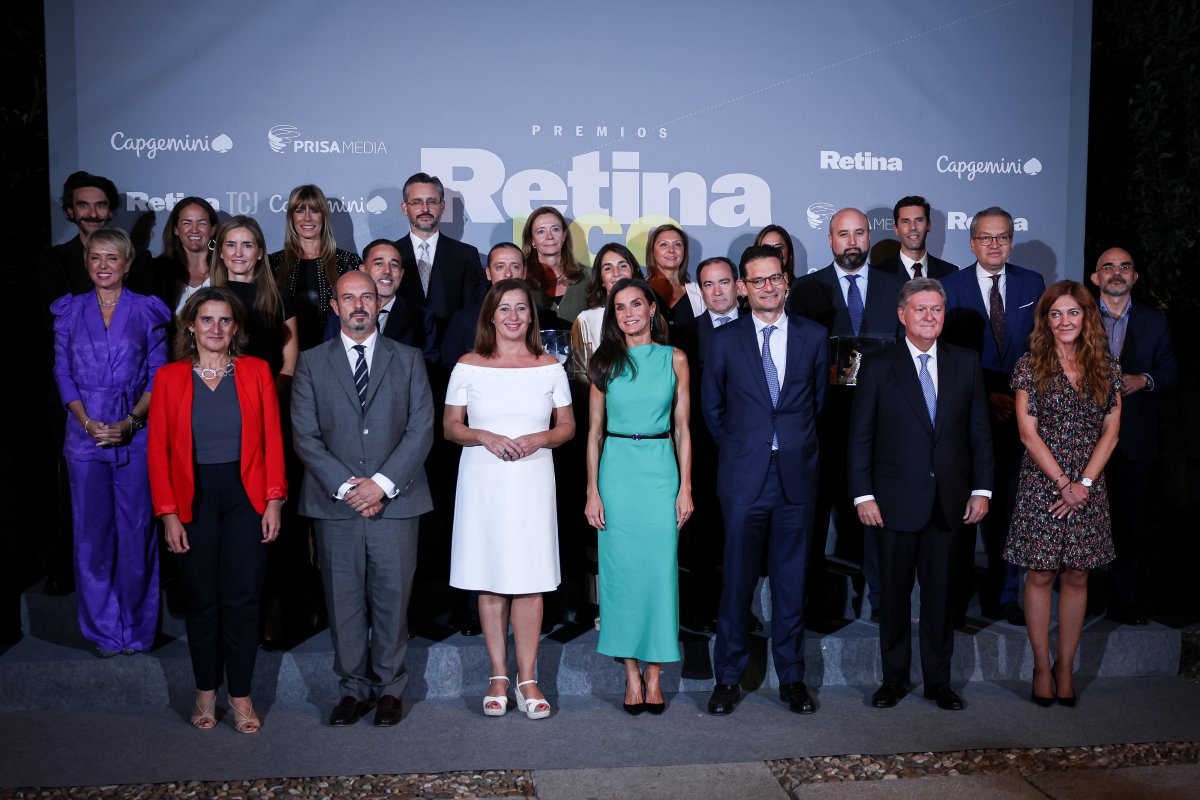 Queen Letizia of Spain attends the Retina Eco Awards in Madrid on September 25, 2023 (Pablo Cuadra/Getty Images)