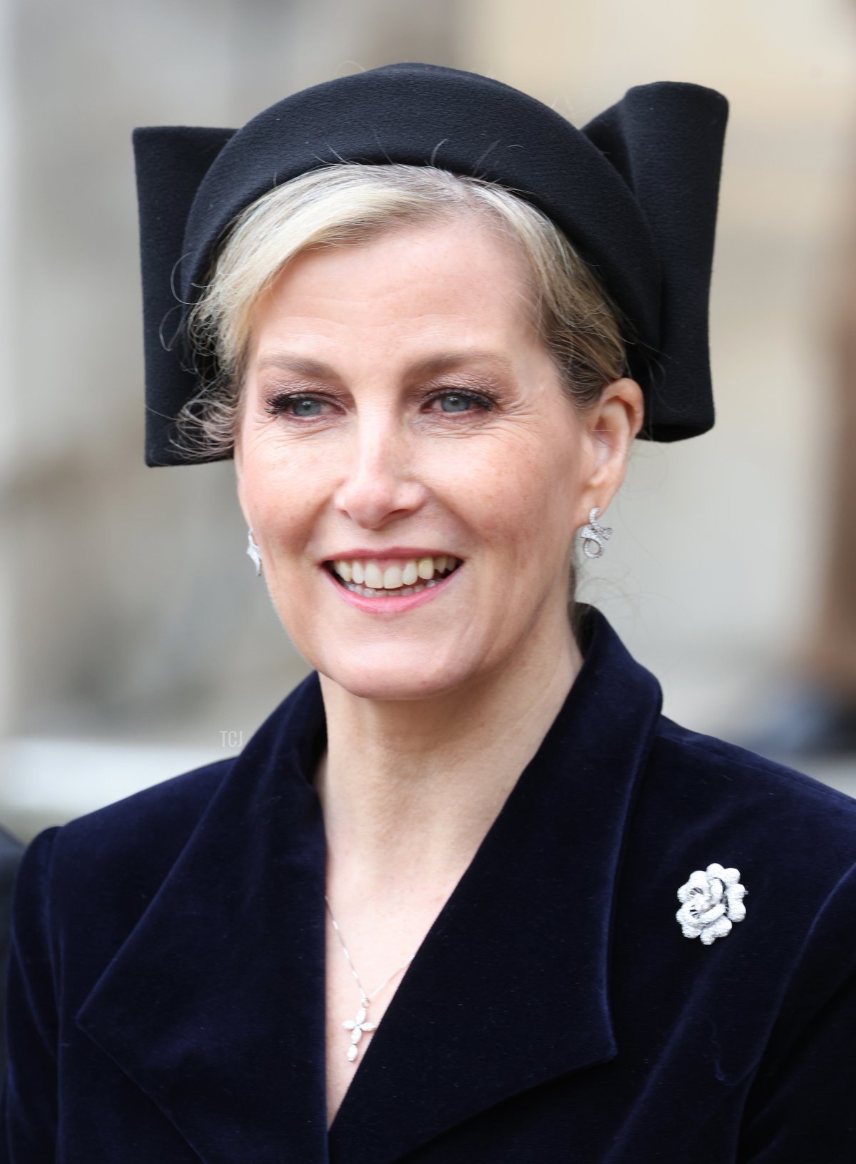 The Countess of Wessex attends a memorial service for the late Duke of Edinburgh at Westminster Abbey in London on March 29, 2022 (Chris Jackson/Getty Images)
