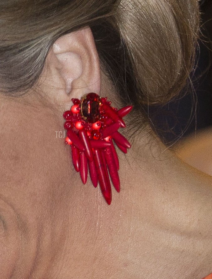 Queen Maxima of the Netherlands leaves after attending the opening of the Holland Festival in Amsterdam on June 4, 2016 (Michel Porro/Getty Images)