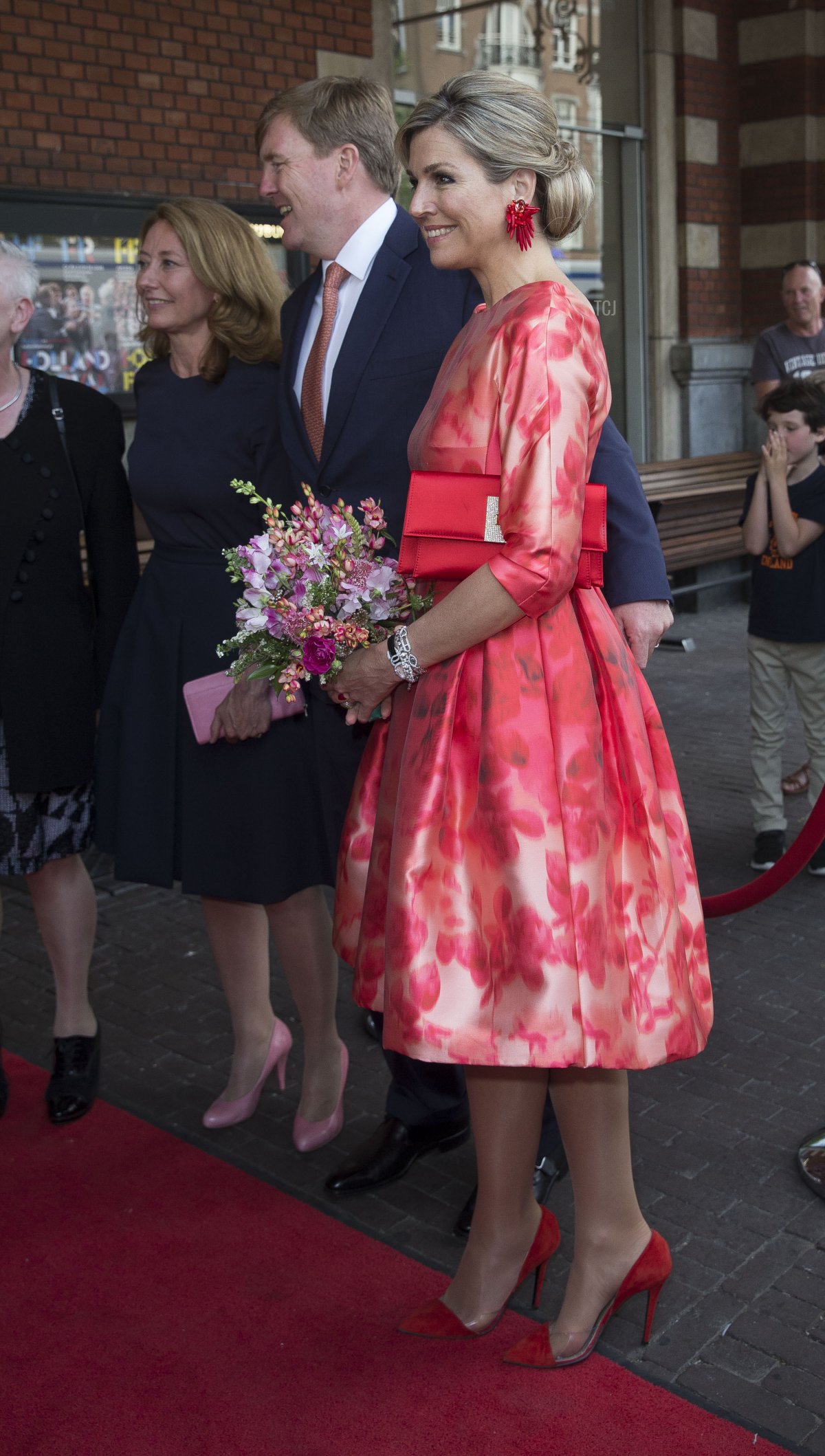 King Willem-Alexander and Queen Maxima of the Netherlands attend the opening of the Holland Festival in Amsterdam on June 4, 2016 (Michel Porro/Getty Images)