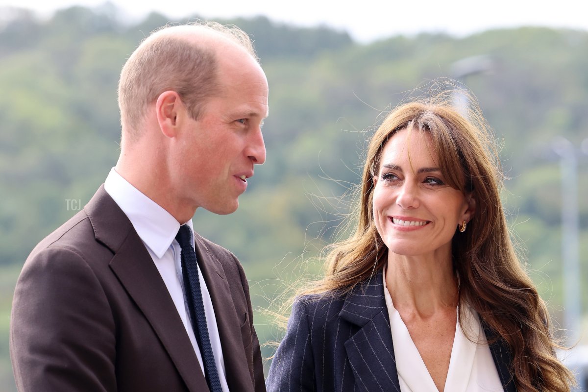 The Prince and Princess of Wales visit Fitzalan High School to celebrate the start of Black History Month in Cardiff on October 3, 2023 (Chris Jackson/Getty Images)