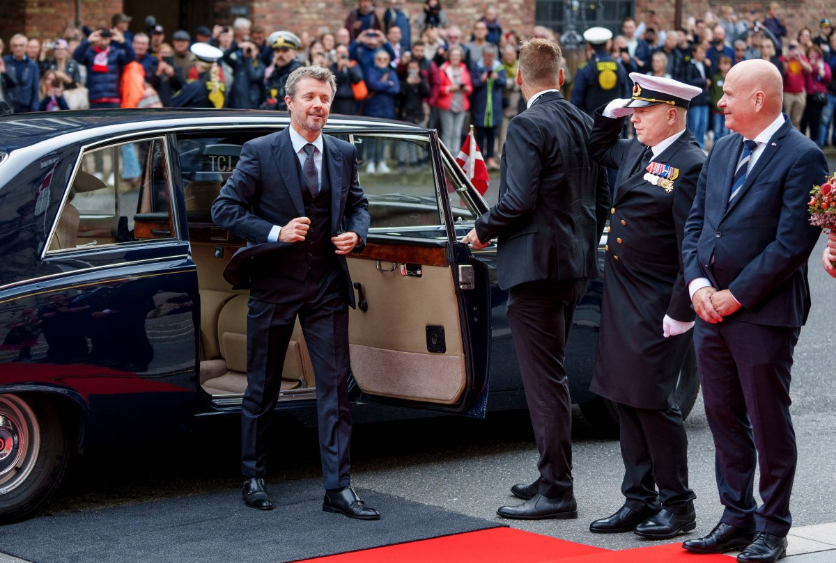Crown Prince Frederik of Denmark attends the opening of parliament at Christiansborg Palace in Copenhagen on October 3, 2023 (LISELOTTE SABROE/Ritzau Scanpix/AFP via Getty Images)