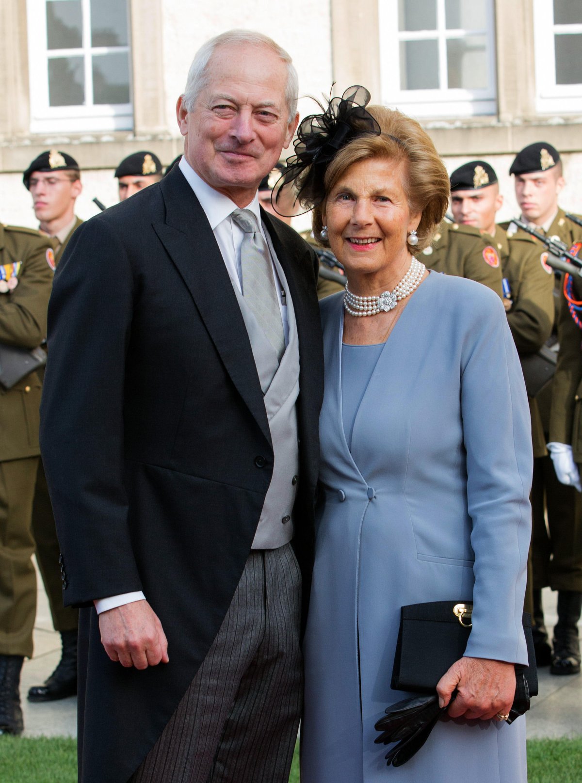 Prince Hans-Adam II and Princess Marie of Liechtenstein attend the wedding of the Hereditary Grand Duke and Hereditary Grand Duchess of Luxembourg on October 20, 2012 (Patrick van Katwijk/DPA Picture Alliance Archive/Alamy)