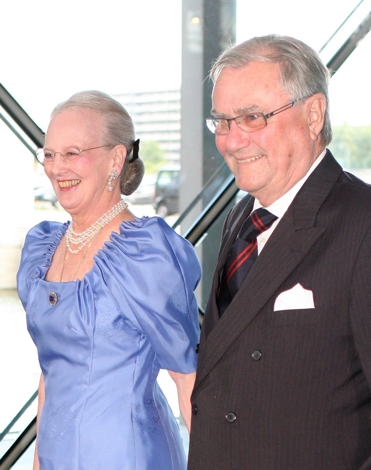 Queen Margrethe II and Prince Henrik of Denmark attend a concert celebrating his 75th birthday in Copenhagen, June 10, 2009 (Patrick van Katwijk/DPA Picture Alliance Archive/Alamy)