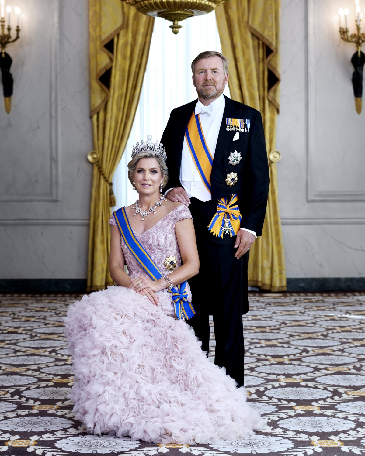 State portrait of the King and Queen of the Netherlands, September 2023 (RVD/Anton Corbijn)