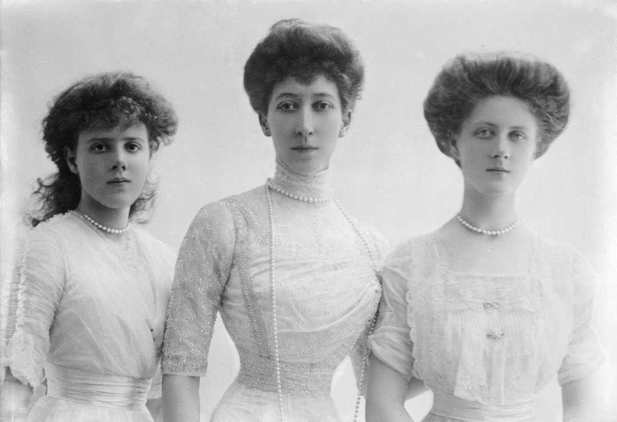 The Princess Royal, with Princess Alexandra and Princess Maud, is pictured ca. December 1911 (Bain News Service/Library of Congress/Wikimedia Commons)