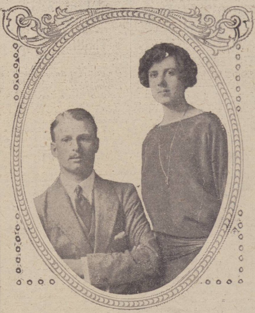 Princess Maud and Lord Carnegie, photographed by Alexander Corbett in Baker Street, June 1923