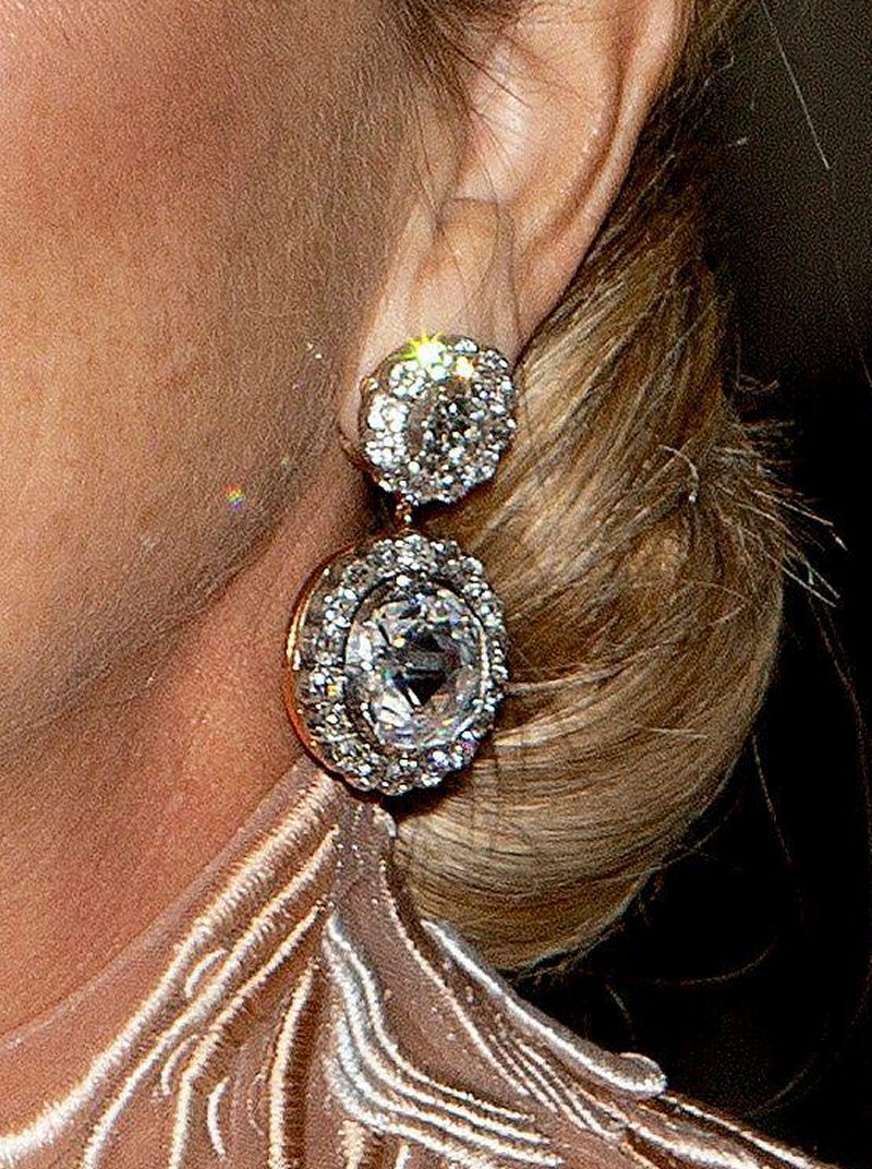 Queen Maxima of the Netherlands opens a new exhibition, "Iris van Herpen: Sculpting the Senses," at the Musee des Arts Decoratifs in Paris on November 28, 2023 (Albert Nieboer/DPA Picture Alliance/Alamy)