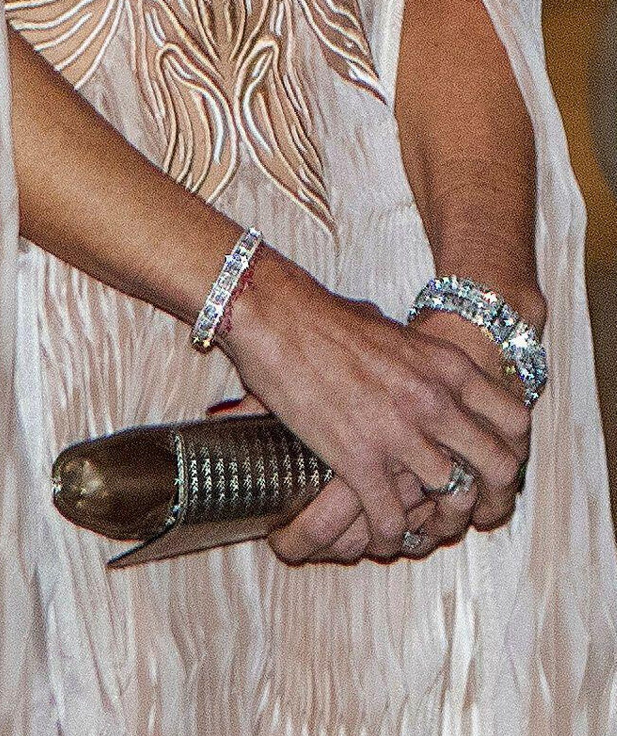 Queen Maxima of the Netherlands opens a new exhibition, "Iris van Herpen: Sculpting the Senses," at the Musee des Arts Decoratifs in Paris on November 28, 2023 (Albert Nieboer/DPA Picture Alliance/Alamy)