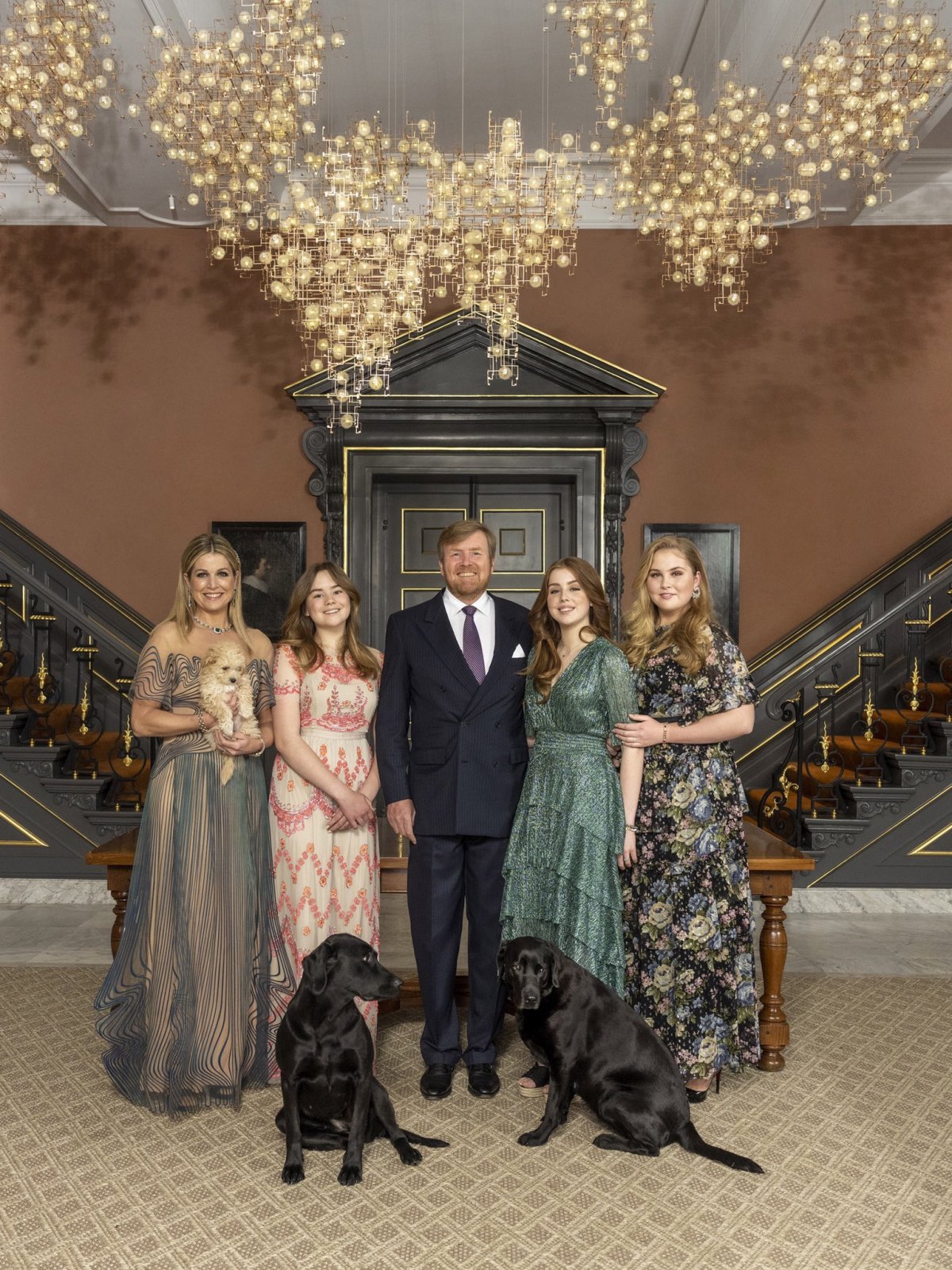 The Dutch royal family's Christmas card, 2021