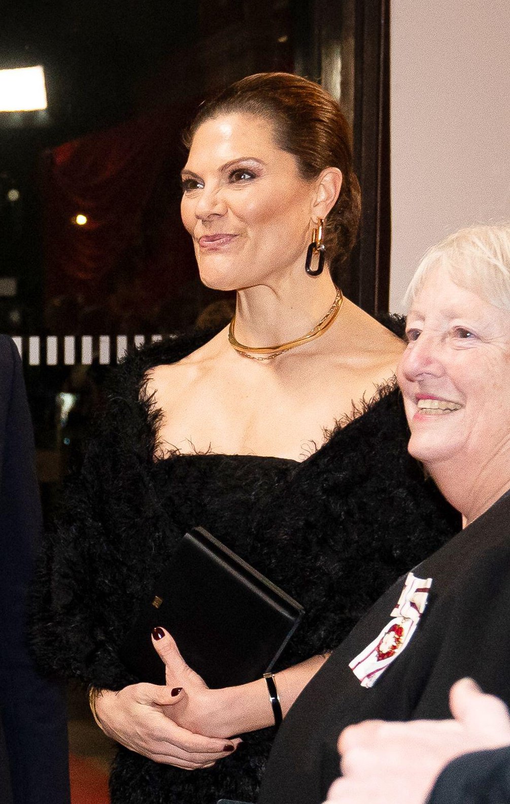 Crown Princess Victoria of Sweden attend the Royal Variety Performance in London on November 30, 2023 (Aaron Chown/PA Images/Alamy)