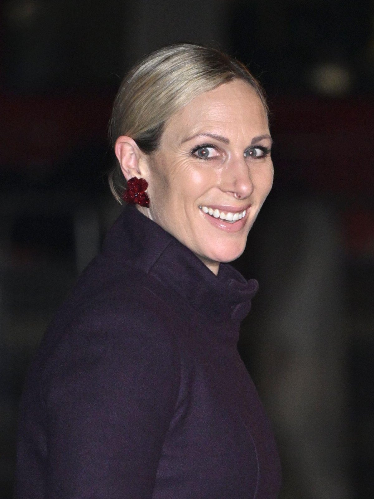 Zara Tindall attends the Together At Christmas service at Westminster Abbey in London on December 8, 2023 (Doug Peters/PA Images/Alamy)