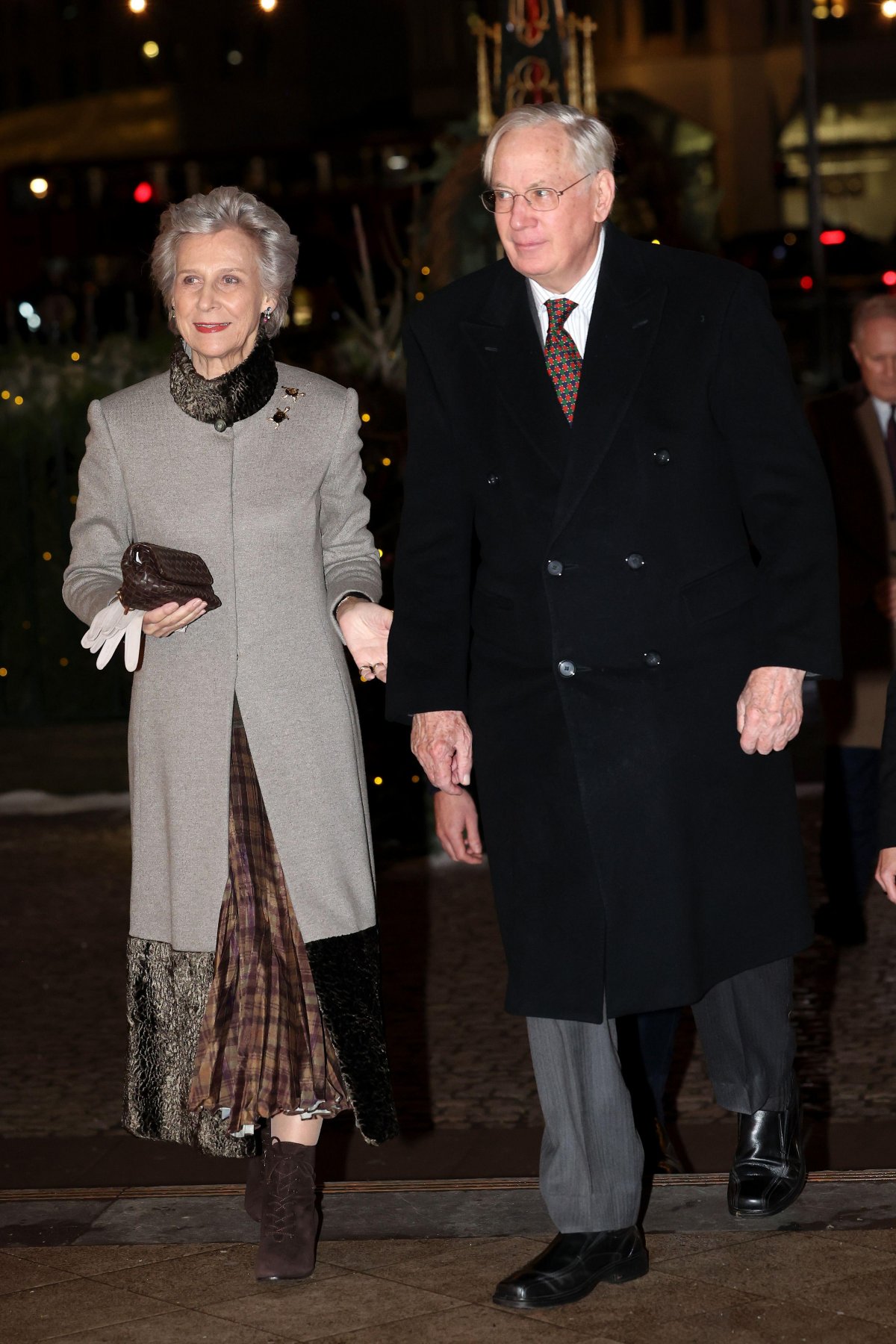 The Duke and Duchess of Gloucester attend the Together At Christmas service at Westminster Abbey in London on December 8, 2023 (Chris Jackson/PA Images/Alamy)