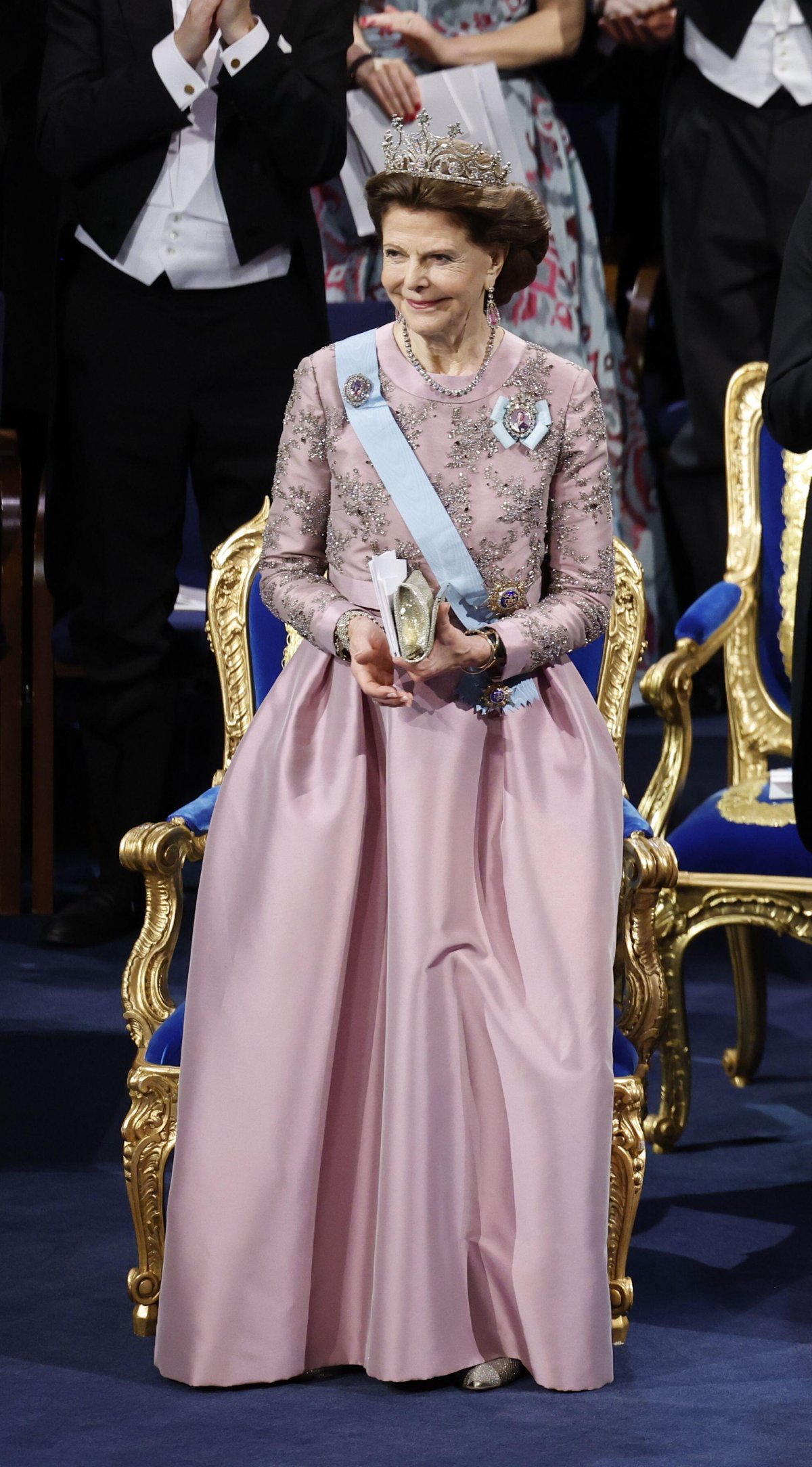 The Queen of Sweden attends the Nobel Prize ceremony in Stockholm on December 10, 2023 (Christine Olsson/TT News Agency/Alamy)
