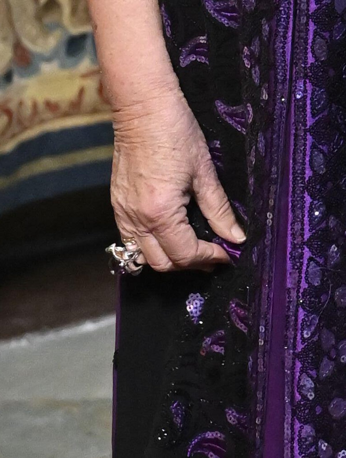Princess Christina attends the King's Dinner for Nobel laureates at the Royal Palace in Stockholm on December 11, 2023 (Jonas Ekströmer/TT News Agency/Alamy)