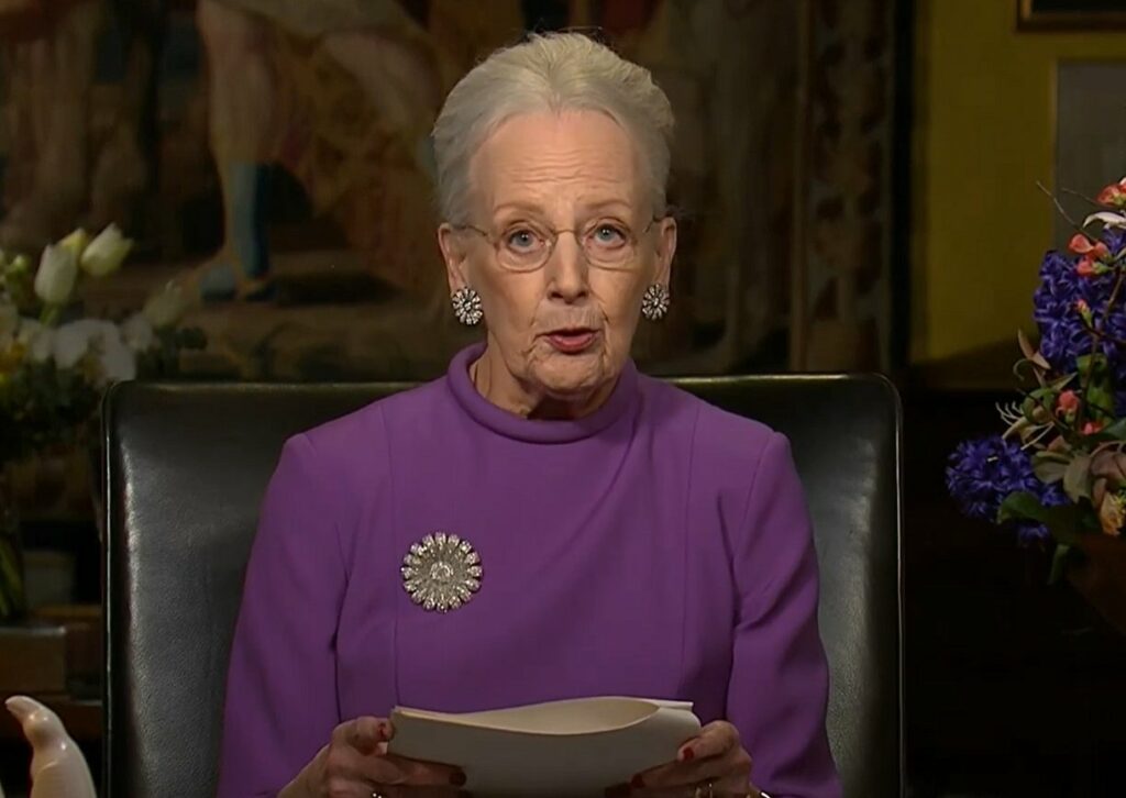 Queen Margrethe II of Denmark Wears Heirloom Diamonds to Announce Her ...