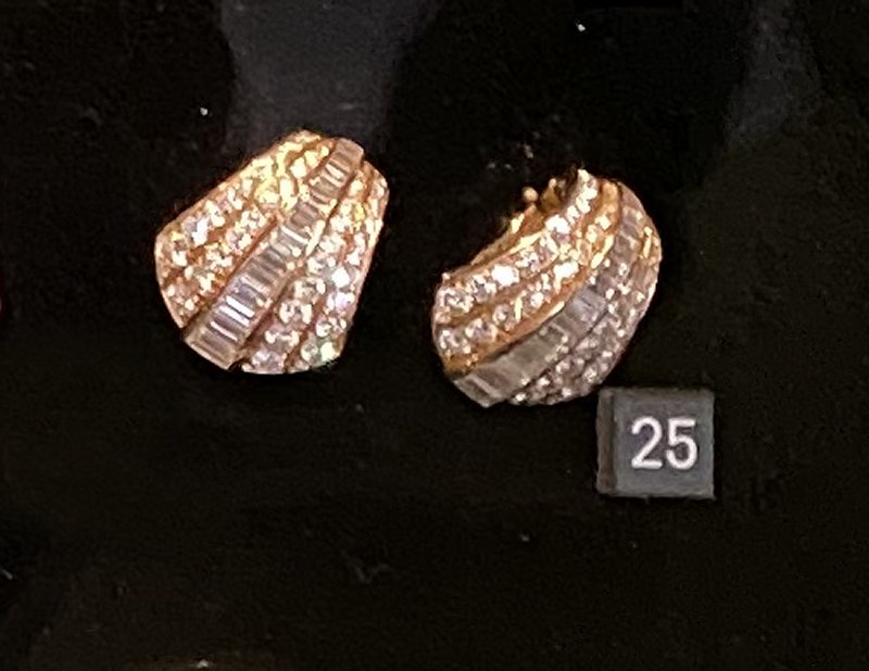 Queen Margrethe's Waterfall Earrings are pictured at Amalienborg, 2022 (Photo generously shared by reader Kim)