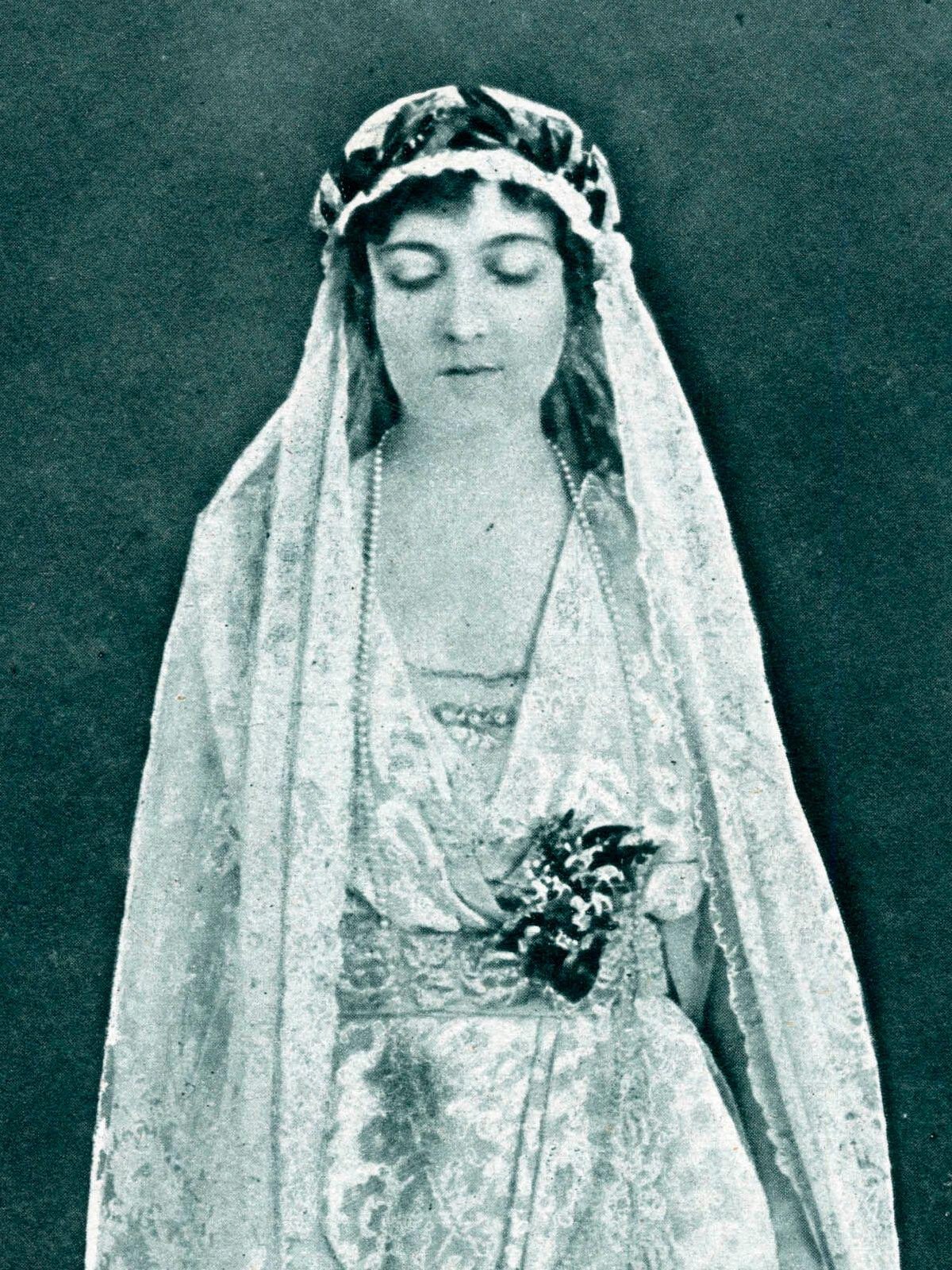 Princess Patricia of Connaught is pictured on her wedding day, February 27, 1919 (Chronicle/Alamy)