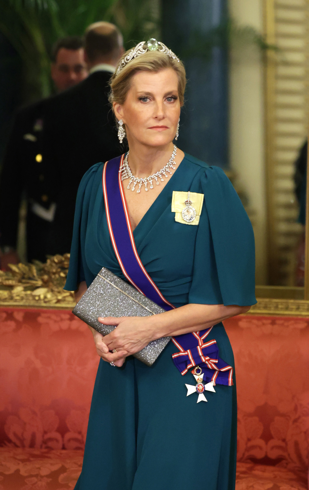The Countess of Wessex and Forfar attends a state banquet at Buckingham Palace in London in honor of the visiting President of South Africa on November 22, 2022 (Chris Jackson/Getty Images)