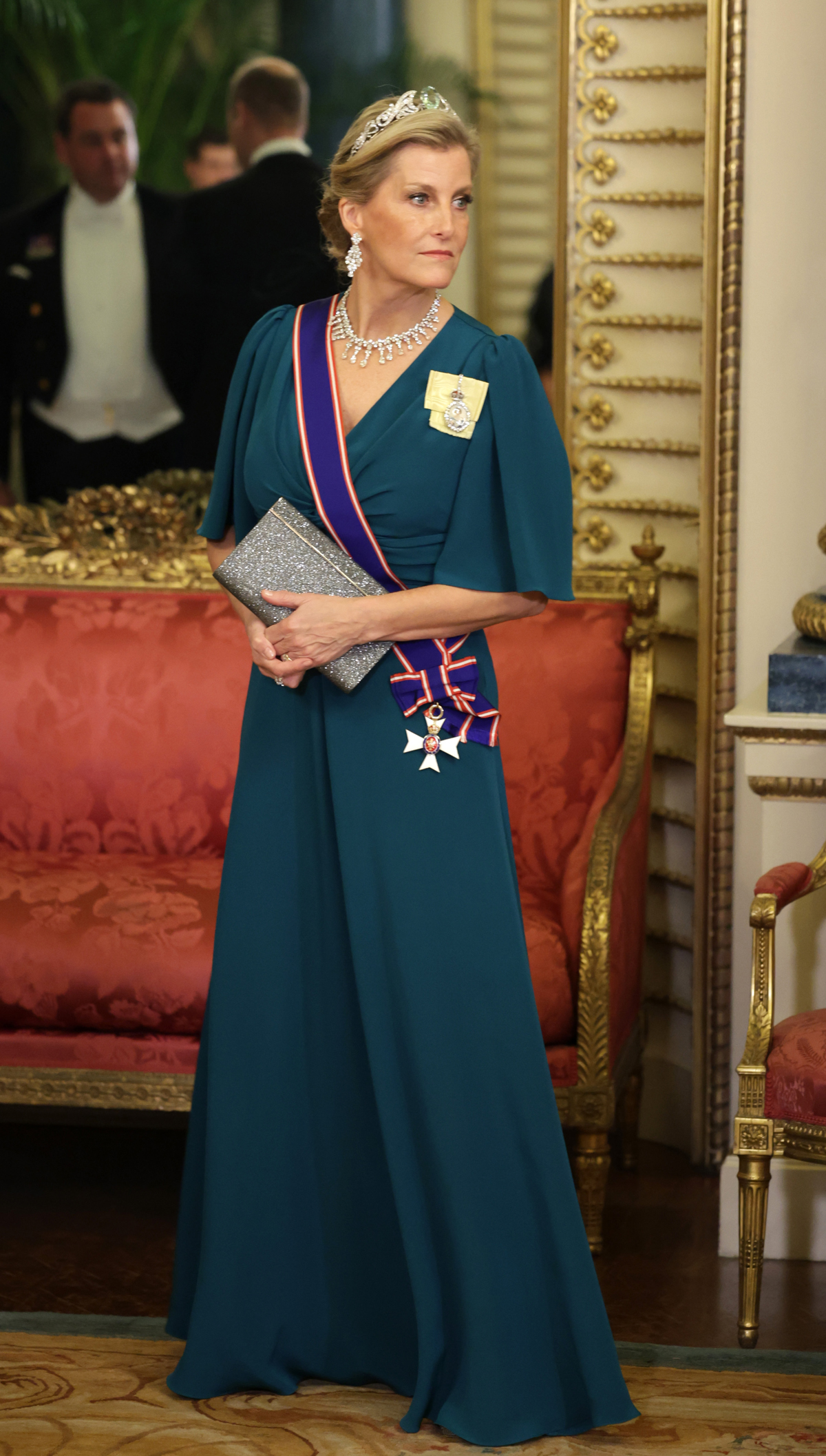 The Countess of Wessex and Forfar attends a state banquet at Buckingham Palace in London in honor of the visiting President of South Africa on November 22, 2022 (Chris Jackson/Getty Images)