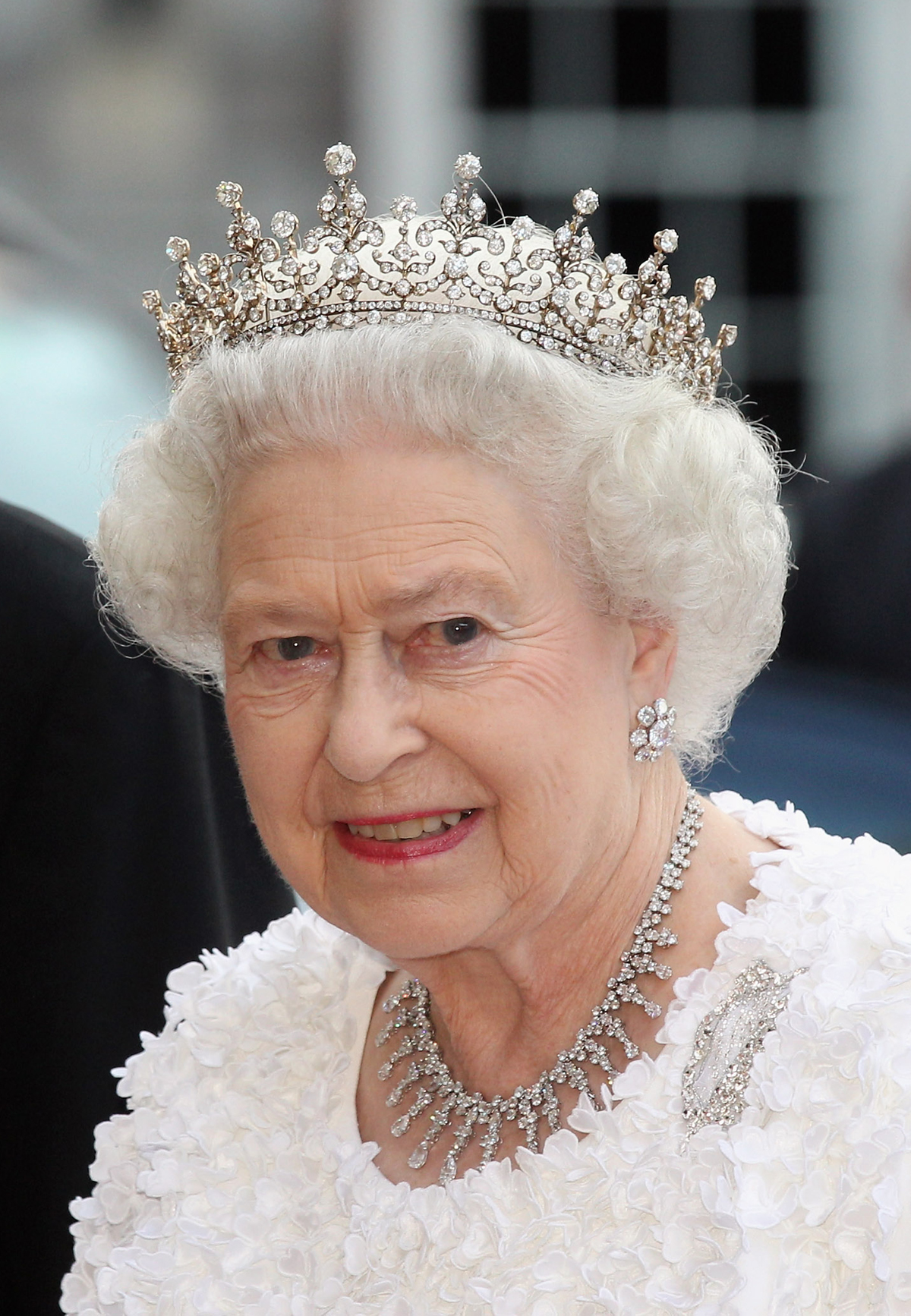 Queen Elizabeth II of the United Kingdom attends a state banquet at Dublin Castle during her state visit to Ireland on May 18, 2011 (Oli Scarff/Getty Images)