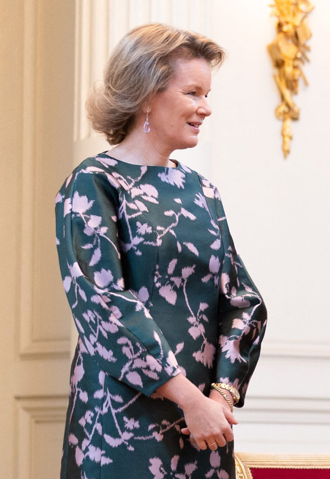 Queen Mathilde Ring Queen Mathilde’s Exquisite Kunzite and Diamond Earrings and Ring