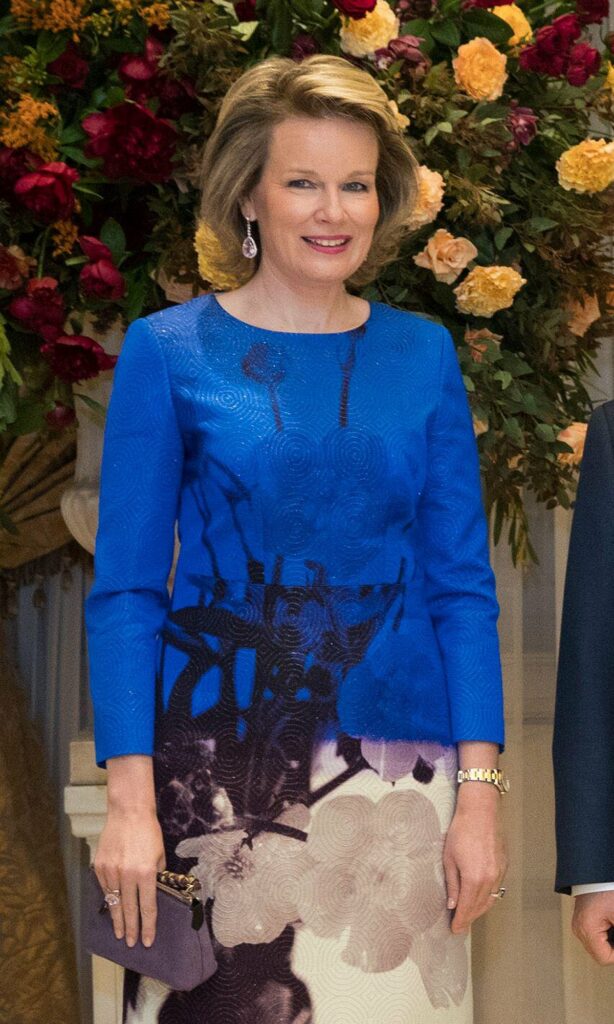 Queen Mathilde Ring Queen Mathilde’s Exquisite Kunzite and Diamond Earrings and Ring