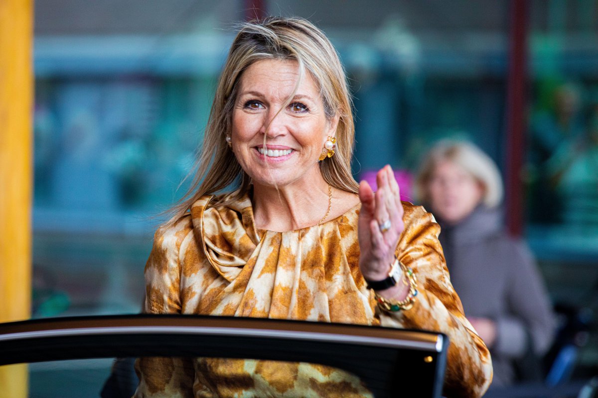 Queen Maxima of the Netherlands visits VieCuri Medical Center in Venlo on January 23, 2024 (WESLEY DE WIT/ANP/Alamy)
