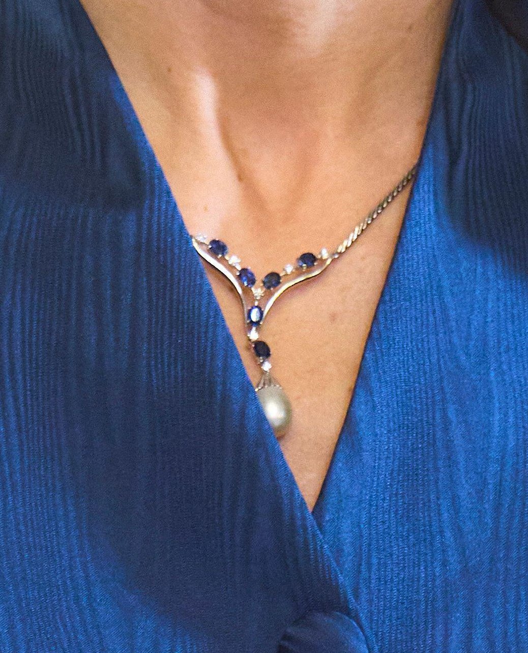 The Queen of Spain receives foreign ambassadors at the Royal Palace in Madrid on January 31, 2024 (Jack Abuin/Zuma Press/Alamy)